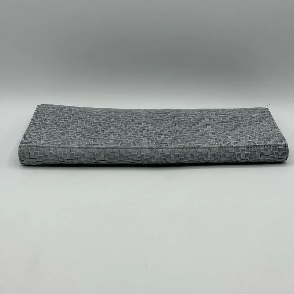 Lulu Townsend Women's Clutch Gray Classic Hollywood Style Magnet Closure